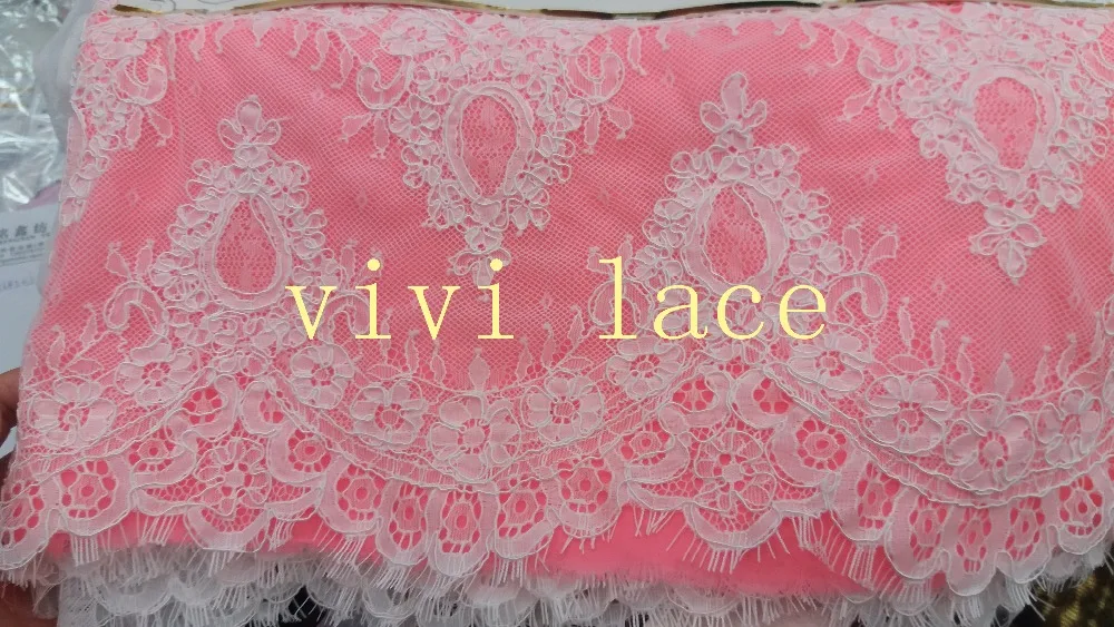 5 pcs one bag 3m*24cm MXX009 fashion short trim cord lace edge mesh lace for wedding/evening dress/party
5 pcs one bag 3m*24cm MXX009 fashion short trim cord lace edge mesh lace for wedding/evening dress/party