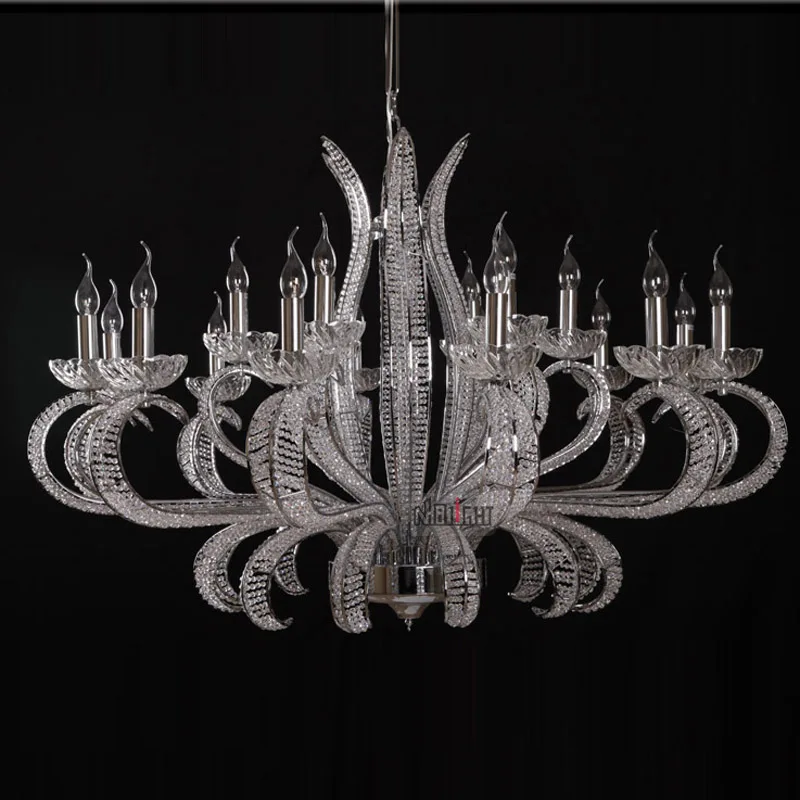 Free shipping European candle crystal lamp K9 pineapple crystal LED chandelier engineering crystal lighting customization lamp
Free shipping European candle crystal lamp K9 pineapple crystal LED chandelier engineering crystal lighting customization lamp