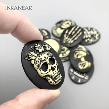 INKANEAR 9pcs Flatback Resin Skull Beads Crafts DIY Necklace & Sewing Accessories Figurines Miniatures Vintage Decor BS058
INKANEAR 9pcs Flatback Resin Skull Beads Crafts DIY Necklace & Sewing Accessories Figurines Miniatures Vintage Decor BS058