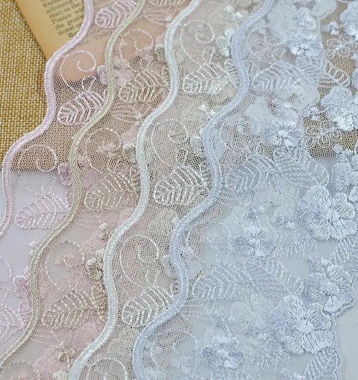 3 Meters/lot 7cm Width 4 Colors Embroidered Lace Fabric DIY Handmade Materials Lace Trim Free Shipping
3 Meters/lot 7cm Width 4 Colors Embroidered Lace Fabric DIY Handmade Materials Lace Trim Free Shipping