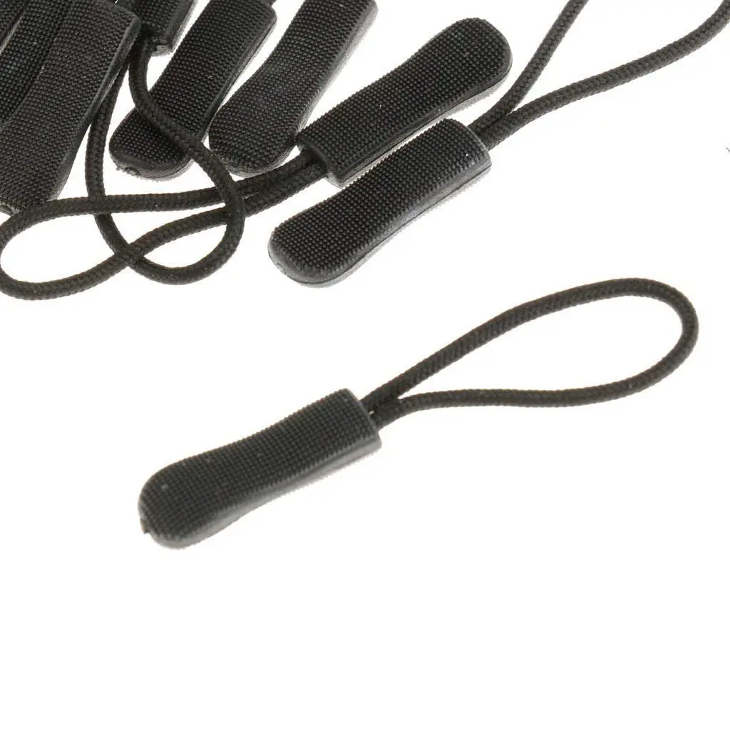 10 Anti-slip zipper puller, zipper, zipper extension trailer, practical and robust for back pack, jacket, etc.- Black
10 Anti-slip zipper puller, zipper, zipper extension trailer, practical and robust for back pack, jacket, etc.- Black