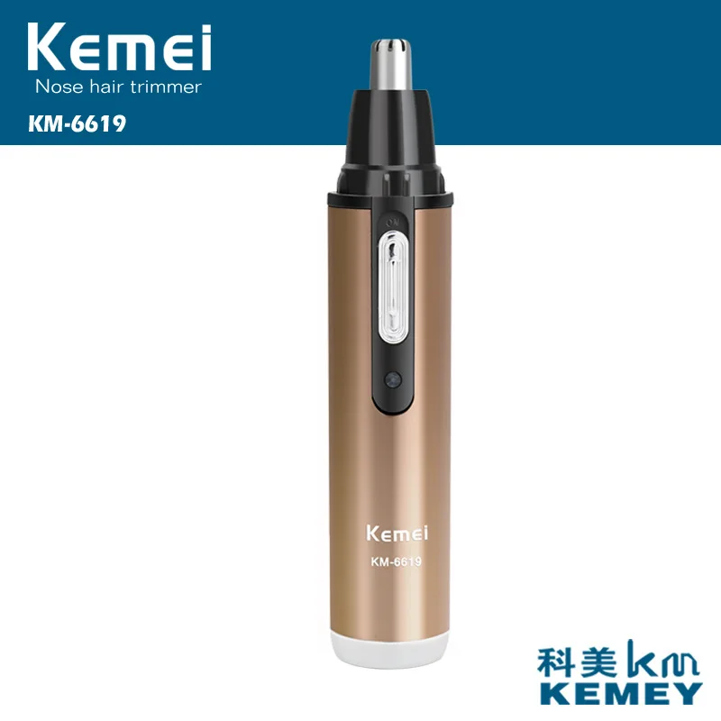 20pieces, 2015 New Arrival Professional low noise KEMEI KM-6619 Rechargeable Nose Ear Hair Removal Trimmer Home Travel Champagne
20pieces, 2015 New Arrival Professional low noise KEMEI KM-6619 Rechargeable Nose Ear Hair Removal Trimmer Home Travel Champagne