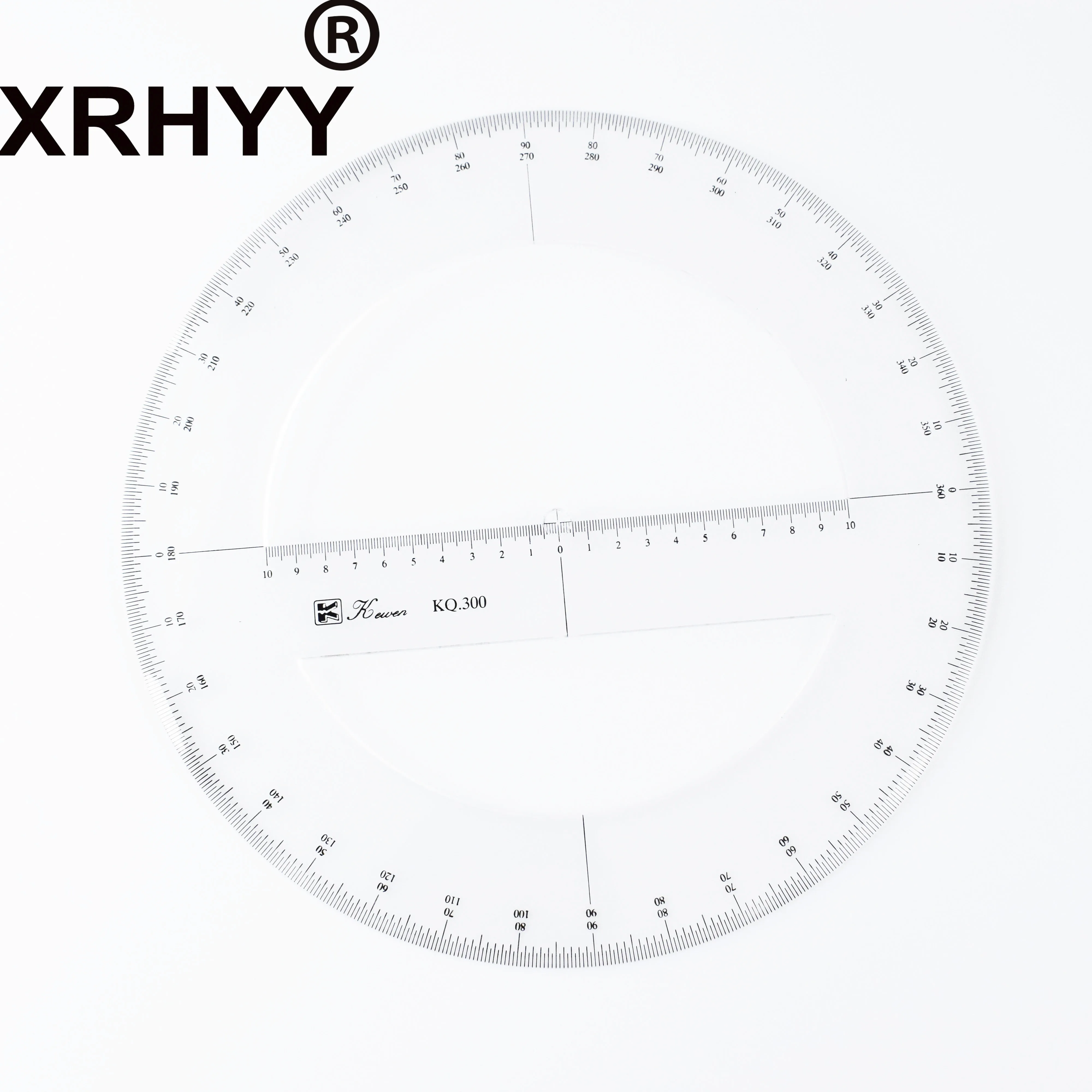 XRHYY Angle Ruler Rotation 360 Degree Measurement Ruler Transparent Measuring Tool Protractor For Office Supplies ( 30 CM )
XRHYY Angle Ruler Rotation 360 Degree Measurement Ruler Transparent Measuring Tool Protractor For Office Supplies ( 30 CM )
