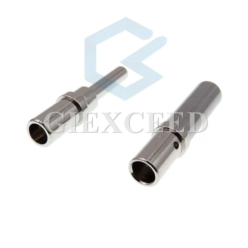 

10 Pcs DTP 0462-203-12141 0460-204-12141 Starter Stainless Steel Terminals Size 14-12AWG Pin Auto Connector Terminal For Deutsch