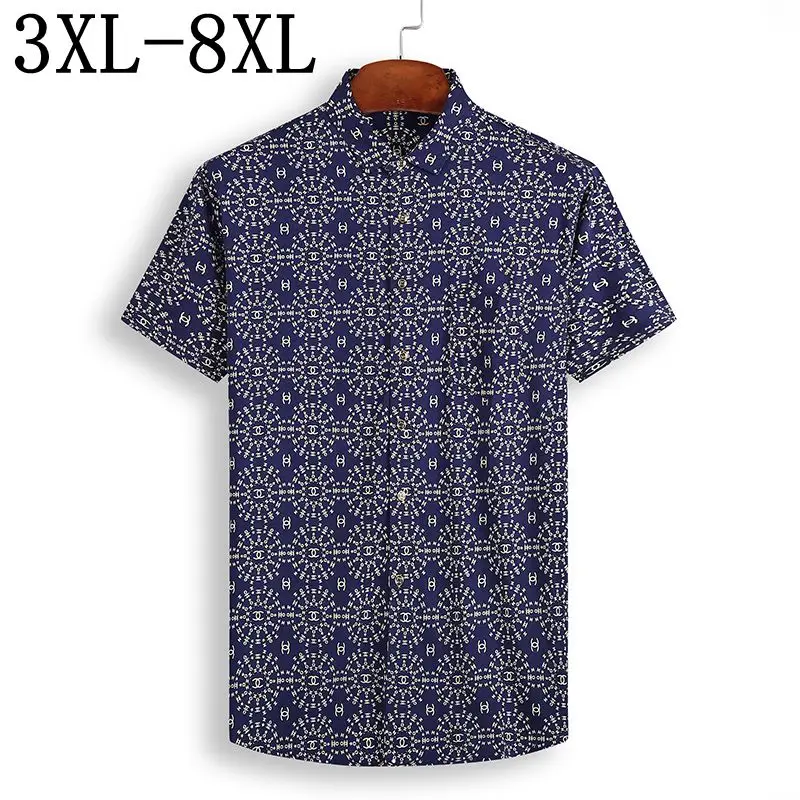 Plus Size 6XL 7XL 8XL Men Shirt Casual camisa masculina 2019 New Summer Printed Mens Shirts Short Sleeve Brand Clothing
Plus Size 6XL 7XL 8XL Men Shirt Casual camisa masculina 2019 New Summer Printed Mens Shirts Short Sleeve Brand Clothing