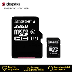 Kingston technology Micro SD карта 32 Гб 16 Гб 64 Гб 128 Гб MicroSDHC карта памяти класс 10 UHS-I TF карта дощечка для записей с sd-адаптером