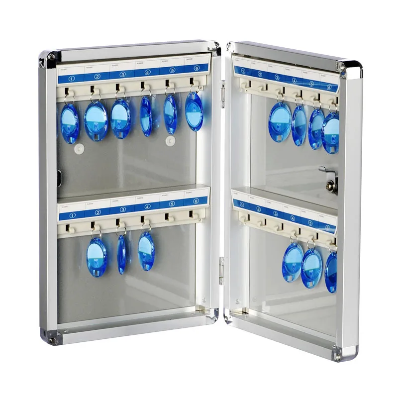 Wall Mounted Key Cabinet Security Management Keybox Storage Box Contains 24 key card For Company Home Office Hanging Keys
Wall Mounted Key Cabinet Security Management Keybox Storage Box Contains 24 key card For Company Home Office Hanging Keys