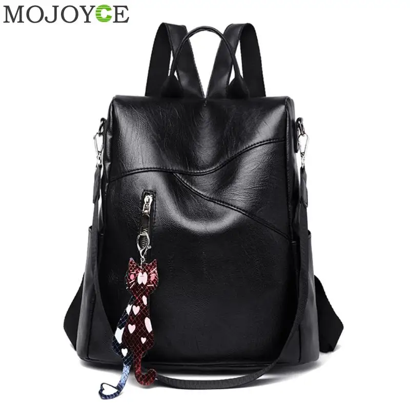 Anti-theft Backpacks Women Solid Color PU Leather Shoulder School Bags bolsa feminina
Anti-theft Backpacks Women Solid Color PU Leather Shoulder School Bags bolsa feminina