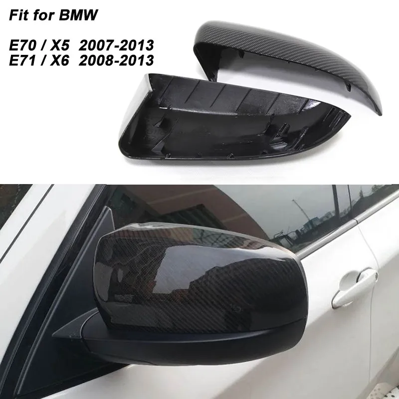 Крышка для зеркала из углеродного волокна BMW X5 E70 X6 E71 сменные колпачки и