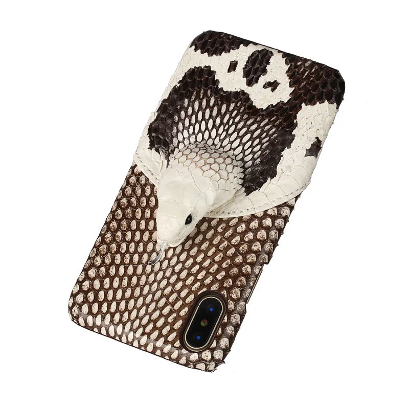 Genuine Leather Python skin Half pack Anti-fall phone case For iPhone 11 11Pro XS XSmax XR 6 7 8 8plus 3D trend protective case
Genuine Leather Python skin Half pack Anti-fall phone case For iPhone 11 11Pro XS XSmax XR 6 7 8 8plus 3D trend protective case