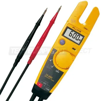 Fluke T5 T5-600 Electrical Tester with OpenJaw Current, Check Voltage, Continuity and Current 600V AC
Fluke T5 T5-600 Electrical Tester with OpenJaw Current, Check Voltage, Continuity and Current 600V AC