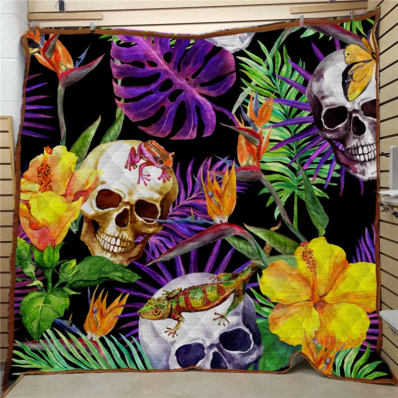 Quilt Blanket Skull Edredones Acolchados Invierno Sewing Couette De Lit Wash Couette Hiver Patchwork Quilt Square Drop Shipping
Quilt Blanket Skull Edredones Acolchados Invierno Sewing Couette De Lit Wash Couette Hiver Patchwork Quilt Square Drop Shipping
