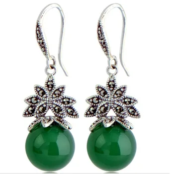 Jade Angel Sterling Silver Green Onyx Black Onyx shell pearl Bead Dangle Hoop Earrings Thai Vintage Jewellery Women Earrings
Jade Angel Sterling Silver Green Onyx Black Onyx shell pearl Bead Dangle Hoop Earrings Thai Vintage Jewellery Women Earrings