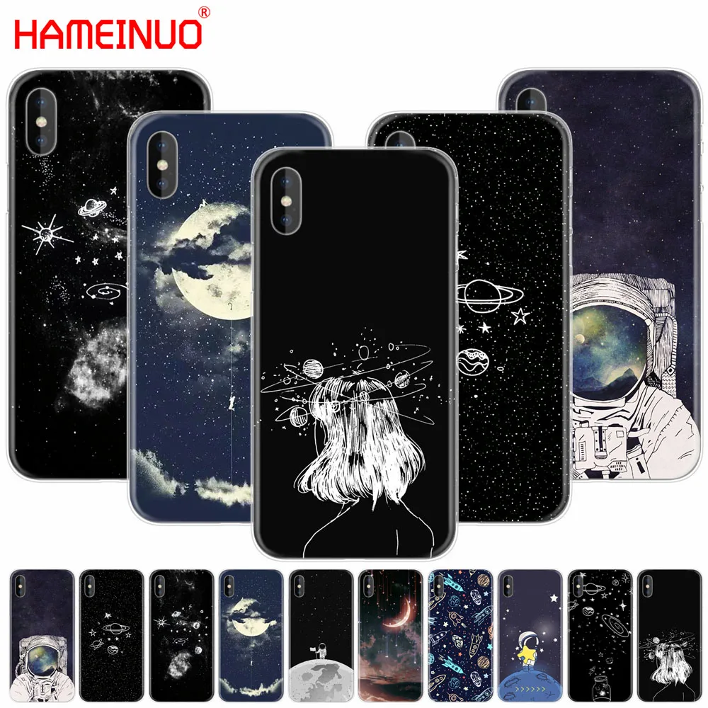 Чехол для мобильного телефона HAMEINUO Space Love Sun And Moon Star с рисунком iphone X 8 7 6 4 4s 5 5s SE 5c 6s