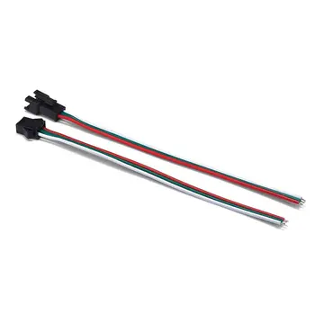 100pairs 3 Pin Female Male SM JST Connector Cable 22AWG 0.3mm Extension Wires For WS2812 WS2811 LED Pixels Rigid Strip Lights
100pairs 3 Pin Female Male SM JST Connector Cable 22AWG 0.3mm Extension Wires For WS2812 WS2811 LED Pixels Rigid Strip Lights