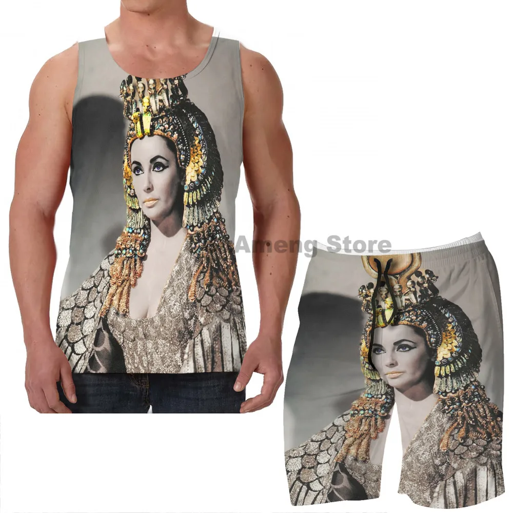 Summer funny print men Tank Tops Women Elizabeth Taylor as Cleopatra men Board beach shorts women sets fitness sleeveless vest
Summer funny print men Tank Tops Women Elizabeth Taylor as Cleopatra men Board beach shorts women sets fitness sleeveless vest