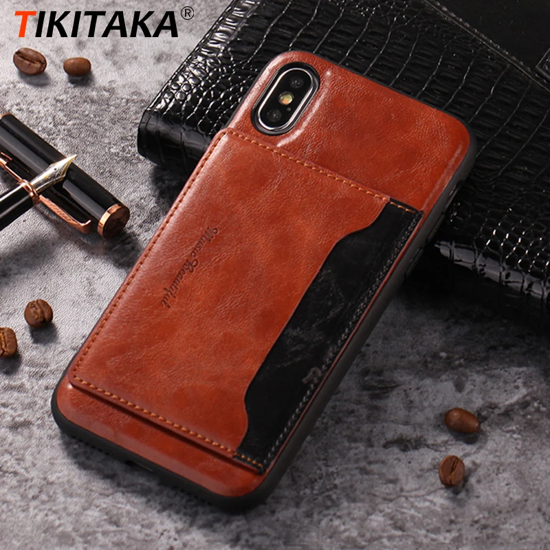Tikitaka Retro Leather Case For Iphone X XS Plus New Design Kickstand Business Soft TPU Back Cover For Iphone 6 6s 7 Plus Shell
Tikitaka Retro Leather Case For Iphone X XS Plus New Design Kickstand Business Soft TPU Back Cover For Iphone 6 6s 7 Plus Shell