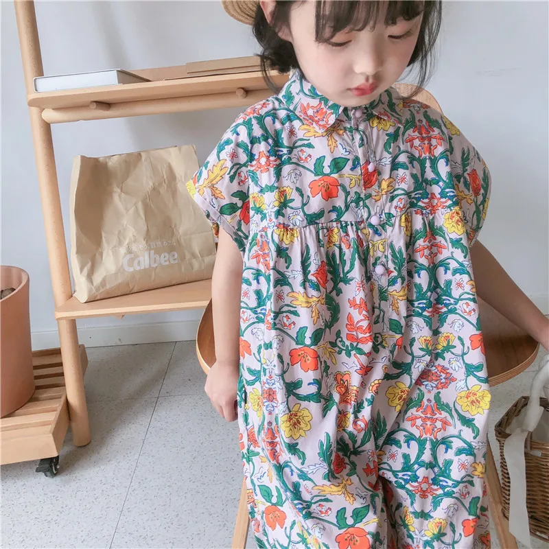 2019 Summer Korean Toddler Kids Girl Overalls Print Floral Sweet Children Girl Clothings Vocation Clothes
2019 Summer Korean Toddler Kids Girl Overalls Print Floral Sweet Children Girl Clothings Vocation Clothes