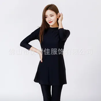 Newest Long Sleeve Women Muslim Swimwear Female Print Swim Suit Girl Sexy High Quality Bathing Wear Three-piece Suit
Newest Long Sleeve Women Muslim Swimwear Female Print Swim Suit Girl Sexy High Quality Bathing Wear Three-piece Suit