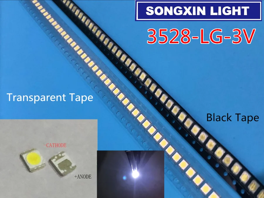 500PCS For LG LED Backlight 1210 3528 2835 1W 100LM Cool white LCD Backlight for TV TV Application LATWT470RELZ
500PCS For LG LED Backlight 1210 3528 2835 1W 100LM Cool white LCD Backlight for TV TV Application LATWT470RELZ