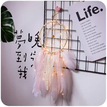 Hot Selling New Dream Catching Nets with Girls'Hearts Hanging Wind Bells Filter Shop Dreamnet Fairy Lovely Pink Room Decorating
Hot Selling New Dream Catching Nets with Girls'Hearts Hanging Wind Bells Filter Shop Dreamnet Fairy Lovely Pink Room Decorating