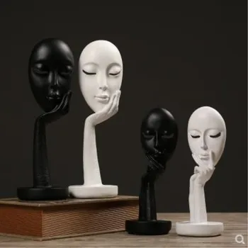 Nordic modern woman face model crafts, home accessories, living room wine cabinet decorations, TV cabinet ornaments,
Nordic modern woman face model crafts, home accessories, living room wine cabinet decorations, TV cabinet ornaments,