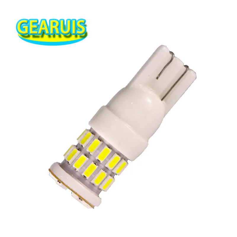 Фото 10 шт. 360 Угловое освещение T10 W5W LED керамический 30 smd 3014 Led 168 194 автомобильный