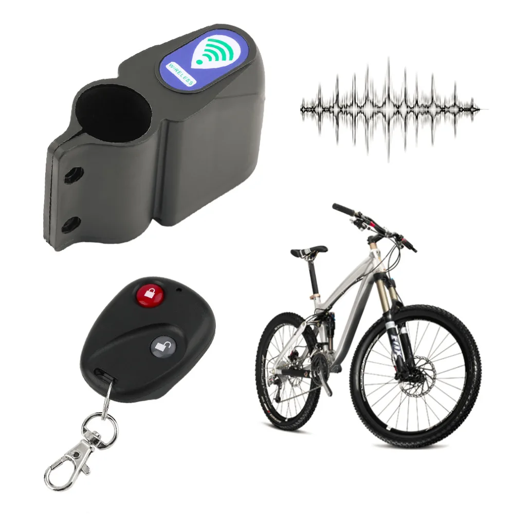 Professional Anti-theft Bike Lock Cycling Security Lock Remote Control Vibration Alarm Bicycle Vibration Alarm Dropshipping 2018