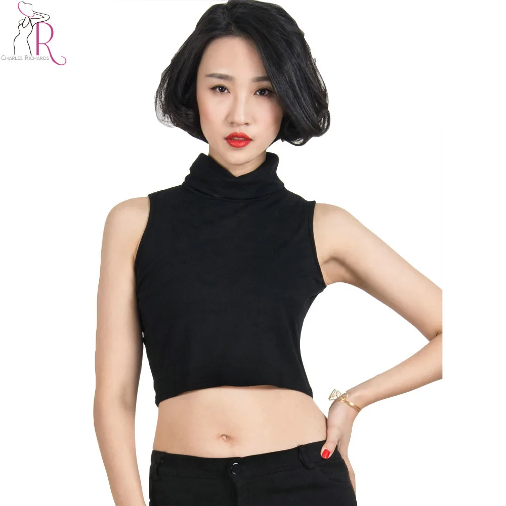 2 Colors Fashion Women Spring Summer Plain White/Black Sleeveless Roll High Neck Crop Top One Size In Stock Free Shipping
2 Colors Fashion Women Spring Summer Plain White/Black Sleeveless Roll High Neck Crop Top One Size In Stock Free Shipping