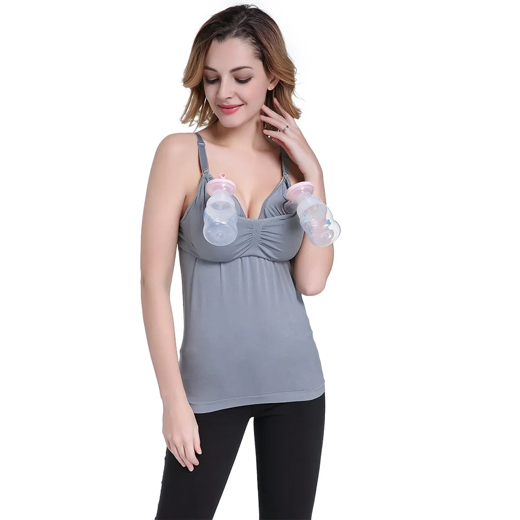 Women Hands-free Breast Pump Nursing Bras Maternity Pregnant Breastfeeding Vest maternity tops sexy pregnancy nursing blouse
Women Hands-free Breast Pump Nursing Bras Maternity Pregnant Breastfeeding Vest maternity tops sexy pregnancy nursing blouse
