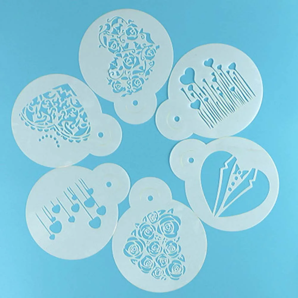 LINSBAYWU 6pc Rose Flower Cake Embossed Mold Baking Decorating Stencil Spraying Die
LINSBAYWU 6pc Rose Flower Cake Embossed Mold Baking Decorating Stencil Spraying Die