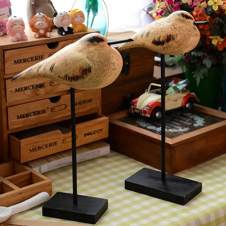 2pcs/lot zakka wooden crafts European birds statuette figurines creative gift vintage Study store home decoration camera prop
2pcs/lot zakka wooden crafts European birds statuette figurines creative gift vintage Study store home decoration camera prop