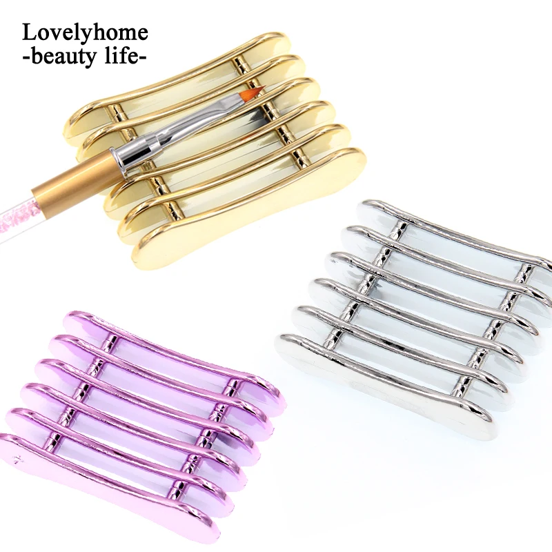 PRO 3 Metallic Colors Nail Brushes Pen Holder Stands 5 Grids Display Tool Carrier Storage Manicure Tool
PRO 3 Metallic Colors Nail Brushes Pen Holder Stands 5 Grids Display Tool Carrier Storage Manicure Tool
