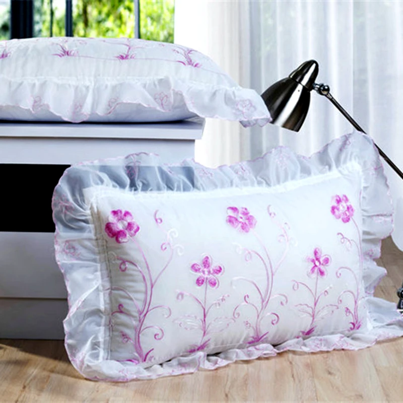 Hand Embroidery Flouncing Pillowcases Bedding Pillow Sham Cover Sleeping Pillowcase Multiple Colors To Choose From #sw
Hand Embroidery Flouncing Pillowcases Bedding Pillow Sham Cover Sleeping Pillowcase Multiple Colors To Choose From #sw