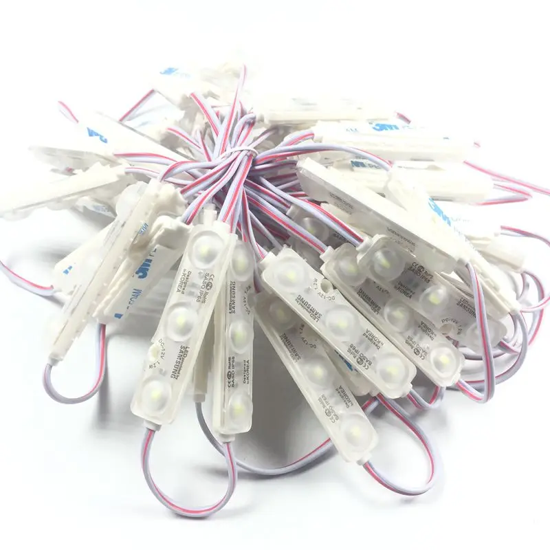 50pcs LED Module lighting SMD 5730 3 LEDs IP68 waterproof Cool white DC 12V Advertising Light Led Sign Backlight light
50pcs LED Module lighting SMD 5730 3 LEDs IP68 waterproof Cool white DC 12V Advertising Light Led Sign Backlight light