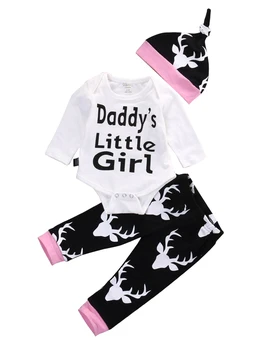 Helen115 Cute Newborn Baby Girls Full Sleeve Bodysuit+cartoon Deer Printed Pants+hat 3pcs Set 0-18m
Helen115 Cute Newborn Baby Girls Full Sleeve Bodysuit+cartoon Deer Printed Pants+hat 3pcs Set 0-18m