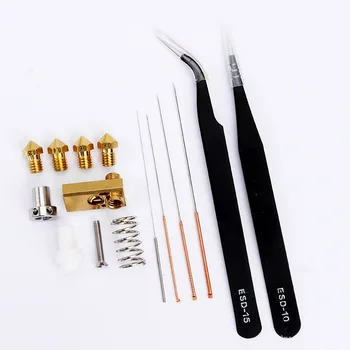 1 Set Nozzle Cleaning Needle Kit Drill Bit Tweezer Hotend Filament for Ultimaker2 3D Printer QJY99
1 Set Nozzle Cleaning Needle Kit Drill Bit Tweezer Hotend Filament for Ultimaker2 3D Printer QJY99