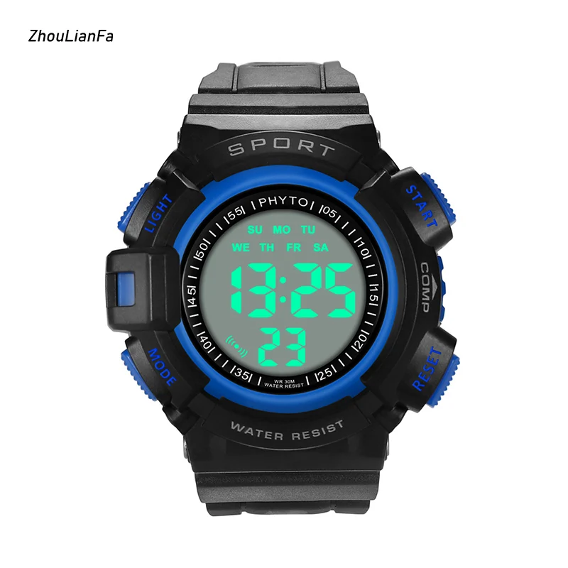 Men Multi-functional Sports Watch Electronic LED Digital Watches 2019 Color-Changing Luminous Fitness Outdoor Casual Wrist Watch
Men Multi-functional Sports Watch Electronic LED Digital Watches 2019 Color-Changing Luminous Fitness Outdoor Casual Wrist Watch