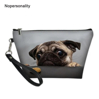 Nopersonality Puppy Pug Printing Women Cosmetic Bag for Travel Leather Storage Makeup Bag Funny Small Cute Ladies Make Up Case
Nopersonality Puppy Pug Printing Women Cosmetic Bag for Travel Leather Storage Makeup Bag Funny Small Cute Ladies Make Up Case
