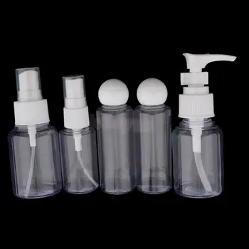 5 Pack Travel Size Toiletry Bottles Set, Clear Cosmetic Lotion Cream Makeup Liquid Containers with PVC Bag
5 Pack Travel Size Toiletry Bottles Set, Clear Cosmetic Lotion Cream Makeup Liquid Containers with PVC Bag