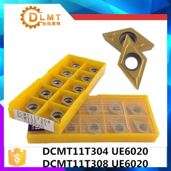 20pcs DCMT11T304 UE6020 DCMT11T308 UE6020 Internal Turning Tools Carbide inserts Cutting Tool CNC Tools Lathe tools Lathe cutter
20pcs DCMT11T304 UE6020 DCMT11T308 UE6020 Internal Turning Tools Carbide inserts Cutting Tool CNC Tools Lathe tools Lathe cutter