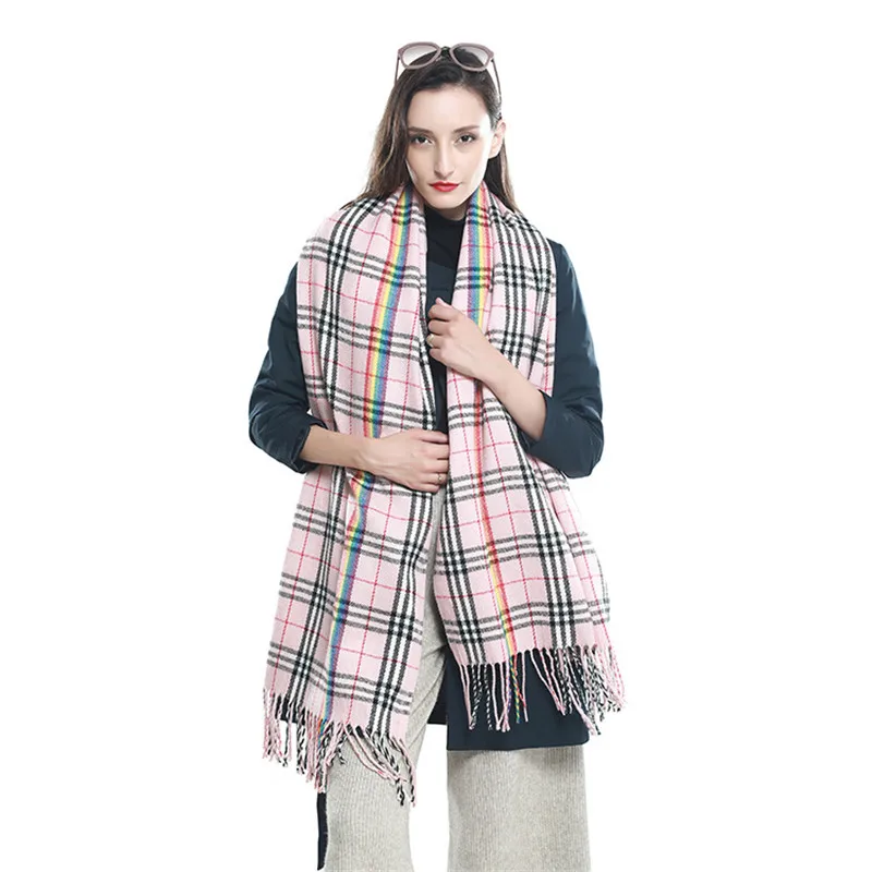 New Fashion Winter Scarf Women Warm Plaid Scarf Cashmere Scarves Ladies Shawls 70*180CM
New Fashion Winter Scarf Women Warm Plaid Scarf Cashmere Scarves Ladies Shawls 70*180CM