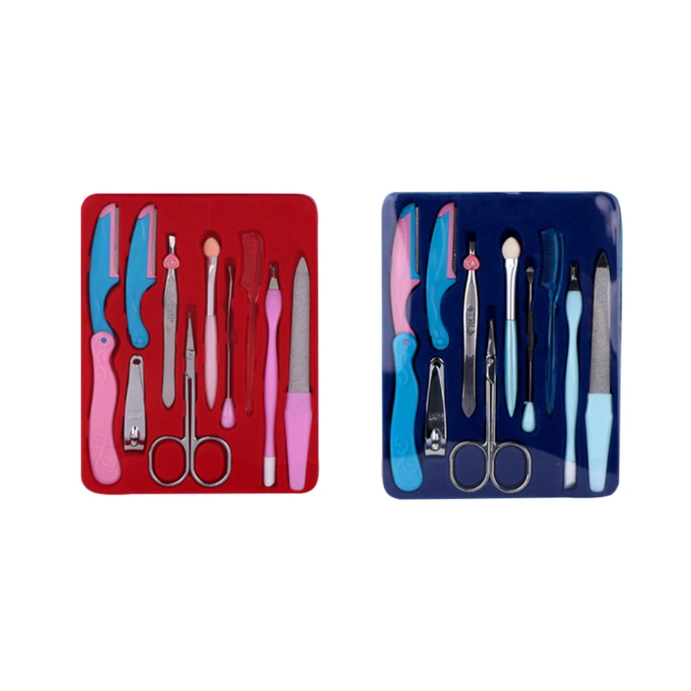 10 pcs Eyebrow Nail Cutters Eyebrow Clip Manicure Makeup Set Home Beauty Tool Set
10 pcs Eyebrow Nail Cutters Eyebrow Clip Manicure Makeup Set Home Beauty Tool Set