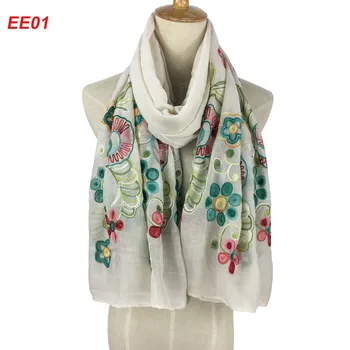 New arrival soft comfortable material embroidery flower scarf wedding scarf shawl
New arrival soft comfortable material embroidery flower scarf wedding scarf shawl