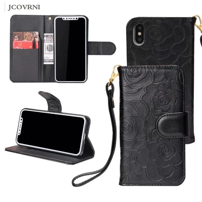 JCOVRNIE Luxury Multi-Function Bracket Phone Case Wallet for iPhone 6 6 Plus for iPhone X Camellia Pattern phone Wallet case
JCOVRNIE Luxury Multi-Function Bracket Phone Case Wallet for iPhone 6 6 Plus for iPhone X Camellia Pattern phone Wallet case