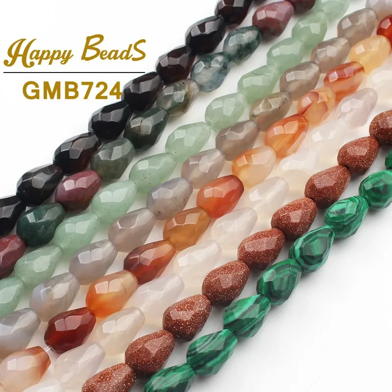 8x10mm Natural Agates Jades Malachite Stone Beads Cone Water Drop Shape Bead Loose Spacer Bead For Jewelry Making Diy Accessorie
8x10mm Natural Agates Jades Malachite Stone Beads Cone Water Drop Shape Bead Loose Spacer Bead For Jewelry Making Diy Accessorie