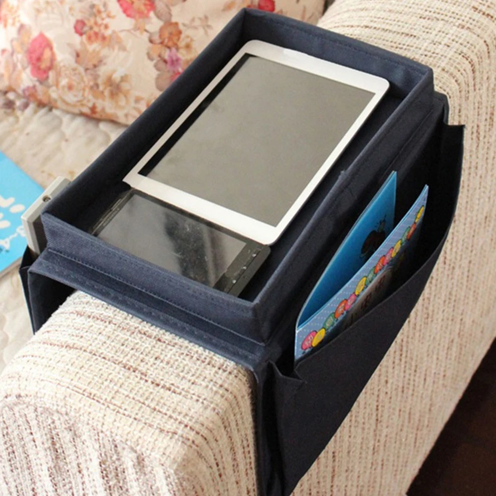 2018 New 6 Pockets Sofa Remote Control Table Top Holder Organizer Getsubject Aeproduct