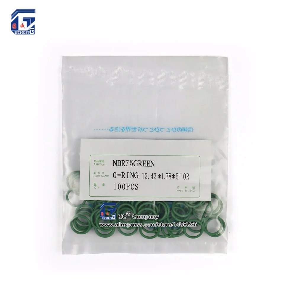 ( 12.42 x 1.78mm ) #10 R12 NBR Rubber O ring O-ring Seal Kit for Automotive Air Condition AC Car Pipe Green O Rings Sealing
( 12.42 x 1.78mm ) #10 R12 NBR Rubber O ring O-ring Seal Kit for Automotive Air Condition AC Car Pipe Green O Rings Sealing