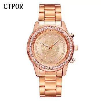 CTPOR Women Watch Luxury Brand Fashion Casual Ladies Gold Watch Quartz Simple Clock Relogio Feminino Reloj Mujer Montre Femme
CTPOR Women Watch Luxury Brand Fashion Casual Ladies Gold Watch Quartz Simple Clock Relogio Feminino Reloj Mujer Montre Femme