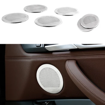 6PCS Chrome plate Stainless Steel Speaker Audio Panel Ring Trim Cover For BMW X5 E70 07-13 & X6 E71 08-14 &5 Series GT F07 10-17
6PCS Chrome plate Stainless Steel Speaker Audio Panel Ring Trim Cover For BMW X5 E70 07-13 & X6 E71 08-14 &5 Series GT F07 10-17